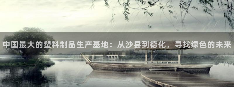 太阳成集团tyc234cc[主页]网站振兴：中国最大的塑料制
