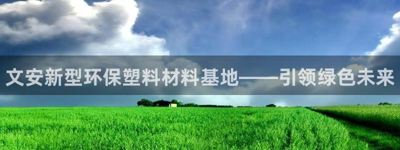 太阳集团所有网址16877官网：文安新型环保塑料材料基地——