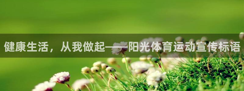 熊猫体育文化有限公司：健康生活，从我做起——阳光体育运动宣传标语